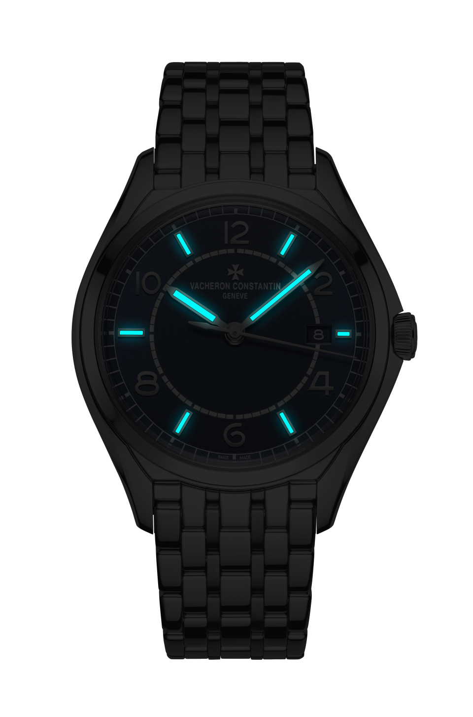 Night view - Image - Watch - Fiftysix self-winding - 40 mm Steel with Stainless steel strap