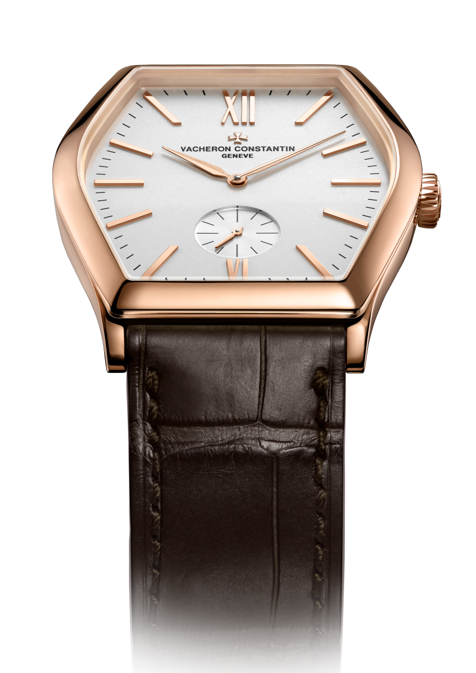 Alternative view - Ambiance product photo - Watch - Malte manual-winding - 42 x 36.7 mm Pink Gold with Alligator leather strap