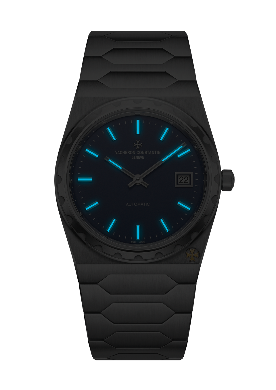Night view - Image - Watch - Historiques 222 - 37 mm Steel with Stainless steel strap