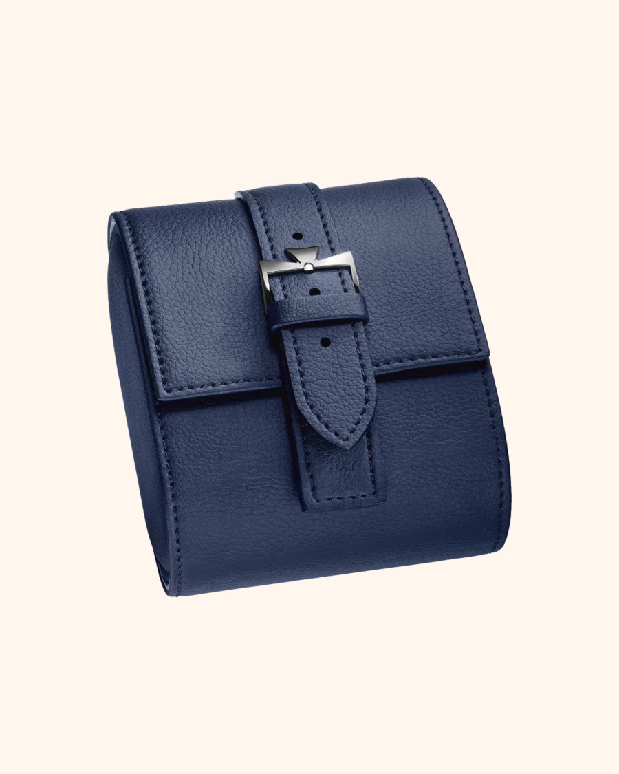 Blue watch pouch