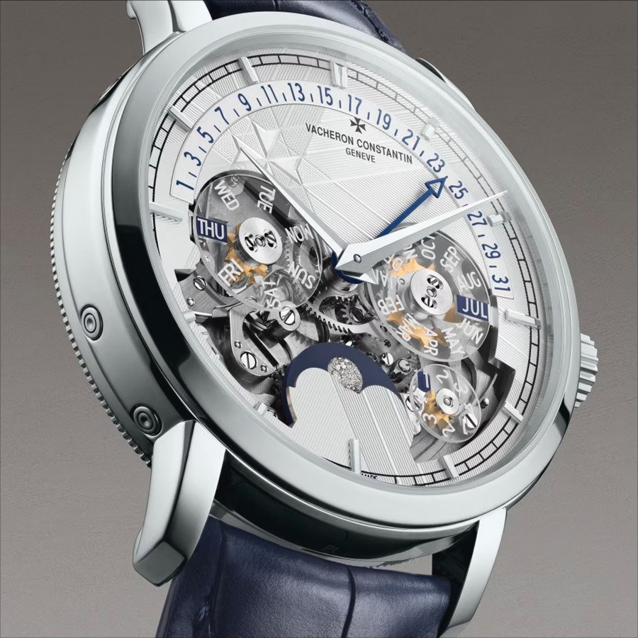 Vacheron Constantin skeleton watch with a perpetual calendar and retrogade date.