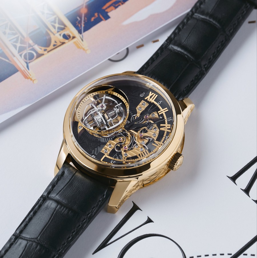 Armillary tourbillon - Tribute to art deco style