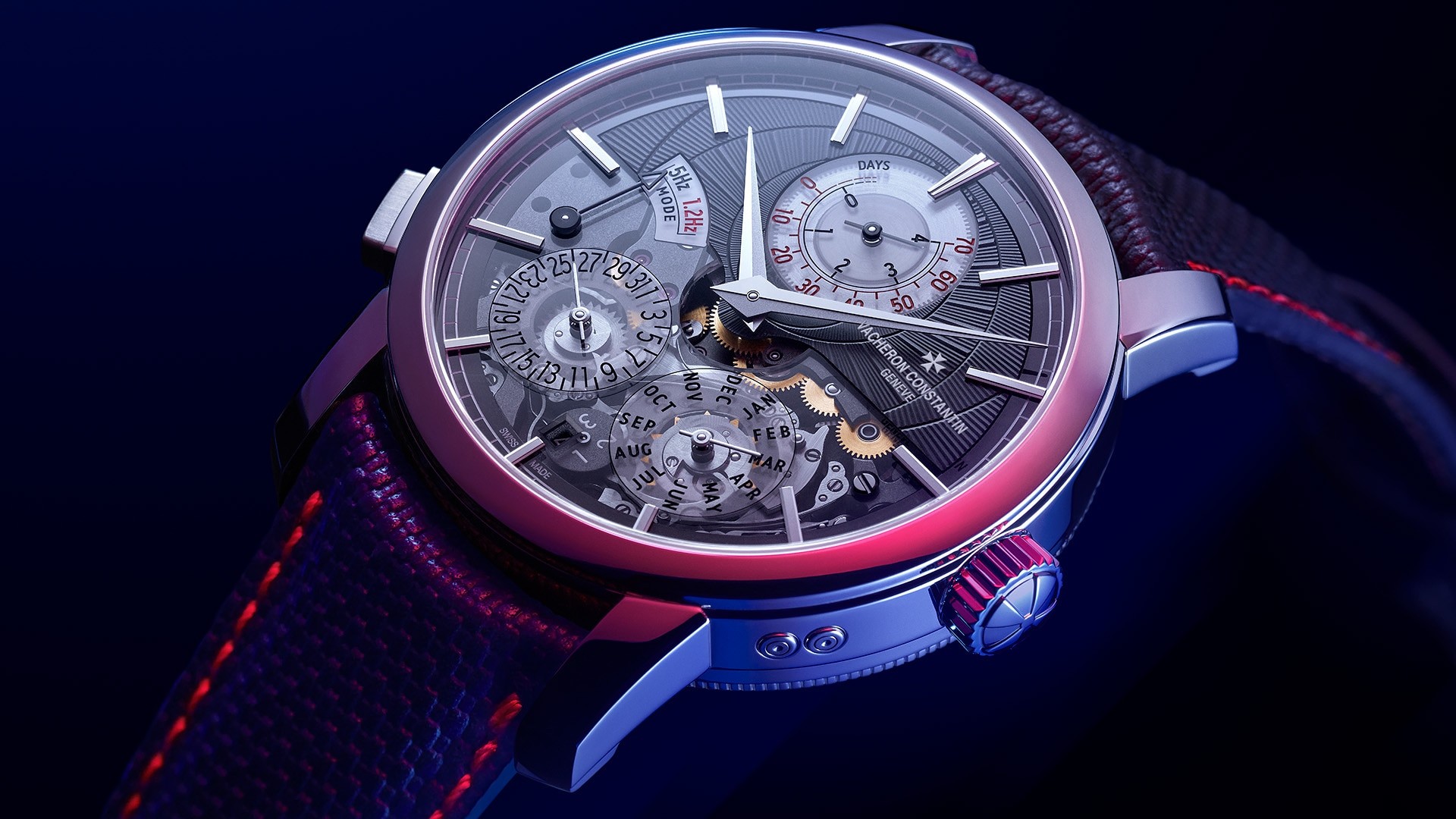 Traditionnelle Twin Beat Perpetual Calendar