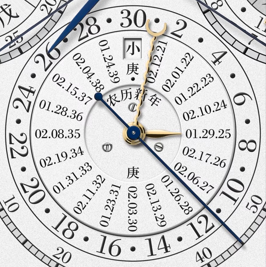 Vacheron Constantin's Chinese new year date watch system